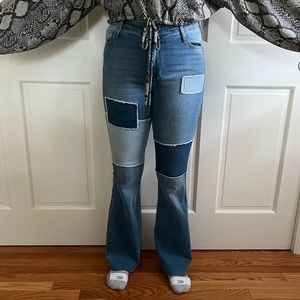 High Rise Flare Hollister Jeans